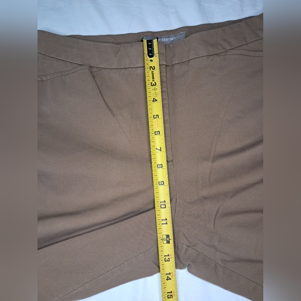 Croft & barrow Tan Casual Pants Strech Plus Size - Picture 8 of 9